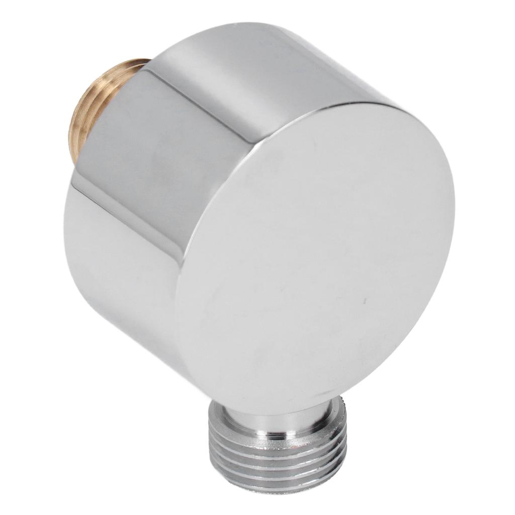 Adapter Prysznicowy Mosiężna Konstrukcja Chromowany G1/2 Montaż Ścienny Łatwa Instalacja Okrągły Prysznic