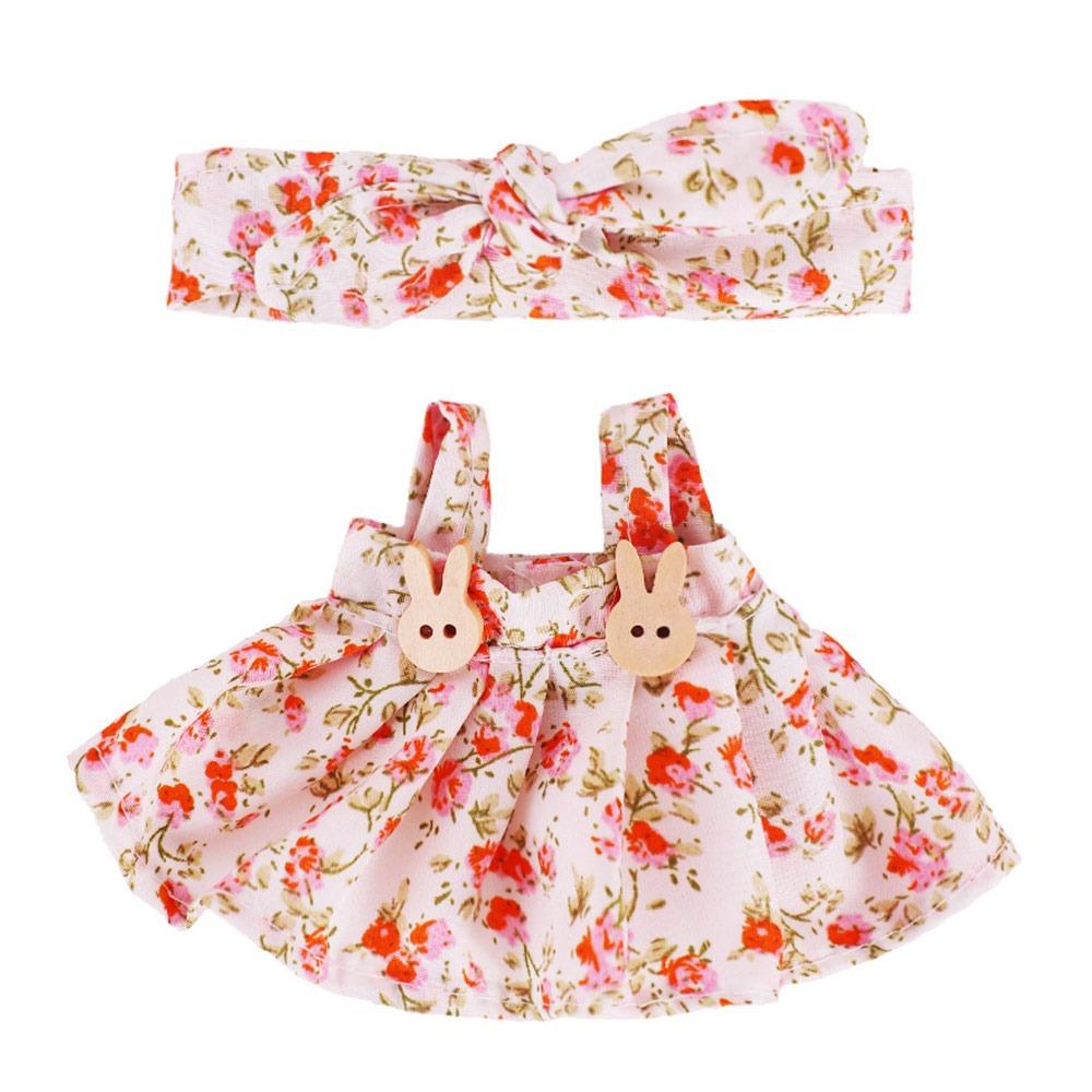 for 17Cm Plush Doll For  Clothes Accessories Pants Skirts Cute Overall Doll Suspender Dress Holiday Gifts