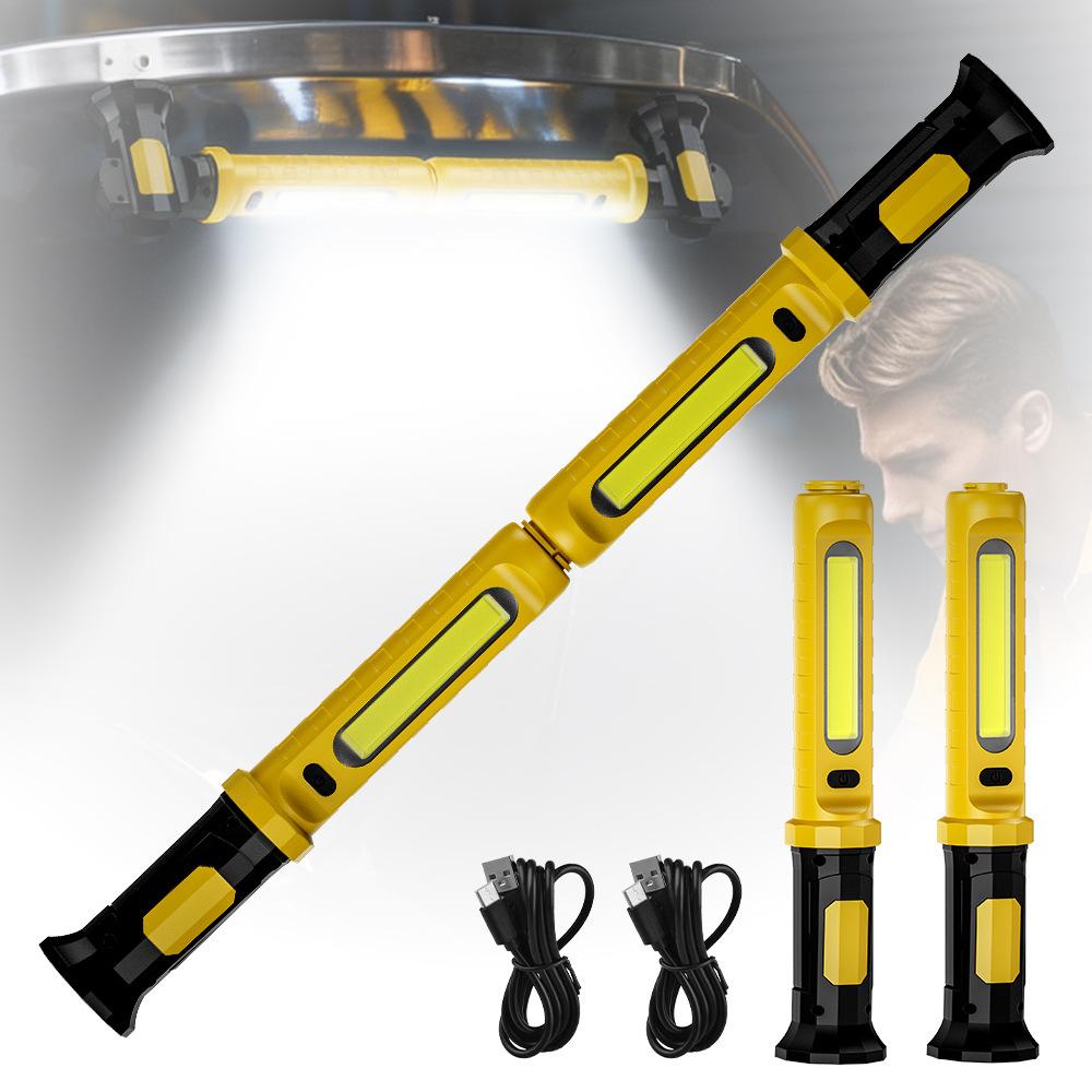 Mechanic Under Hood Light 4000mAh Rechargeable Cordless Car Hood Light 2000LM with Hooks for Inspection Workshop Emergency