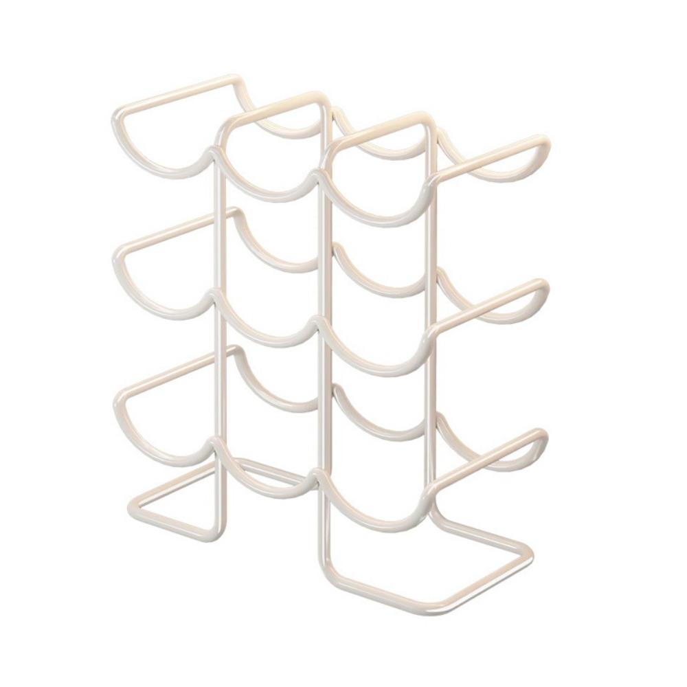 Iron Metal Cup Holder 2/3 Layers Wine Water Bottle Holder Creative Cup Storage Rack Pantry