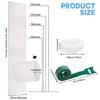 Universal Air Lock Window Seal Cloth Adjustable Air Conditioner Window Seal Kit For Exhaust Hose Duct Enduring