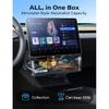 Under Screen Storage Box Fit Model Y Juniper Model 3 Highland, Hiddenable Privacy Storage For Model Y 3 Accessories, Center Console Organizer For