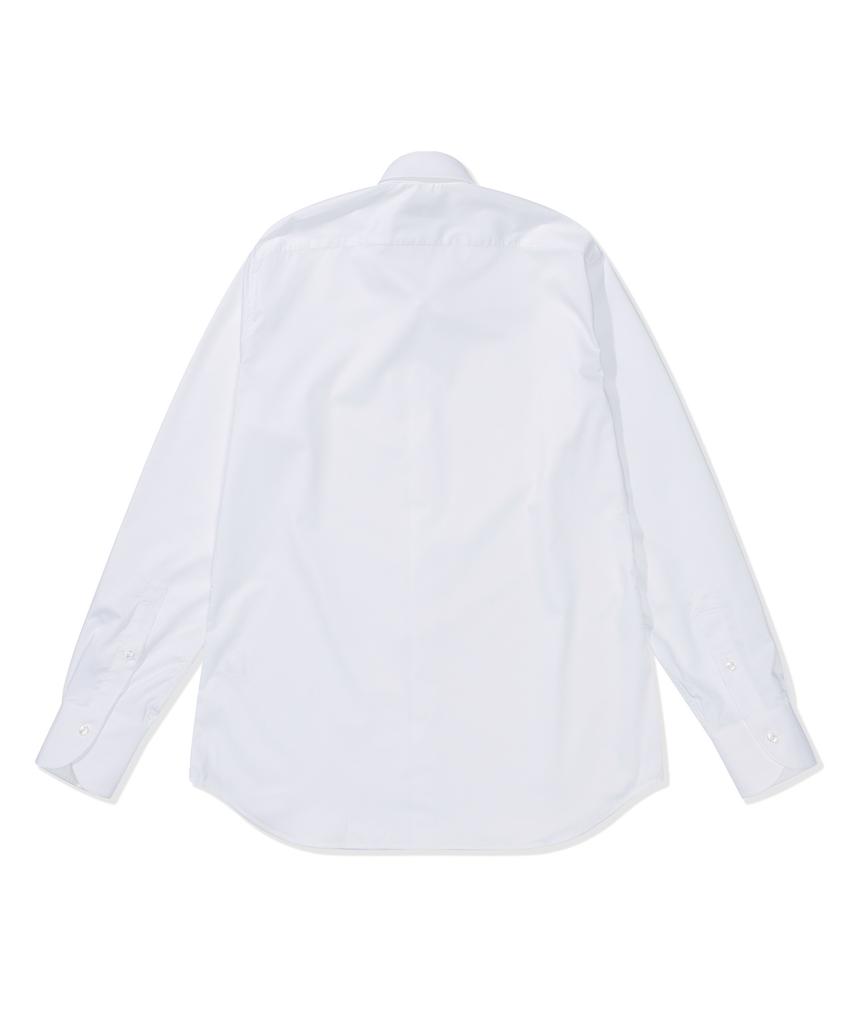 PRODESHIRT [Slim & Non-Ironing] Bamboo Regular Collar Shirt (White)