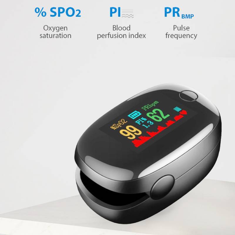 Fingertip Pulse Oximeter With Abs Material And Battery Power For Home Health Monitoring