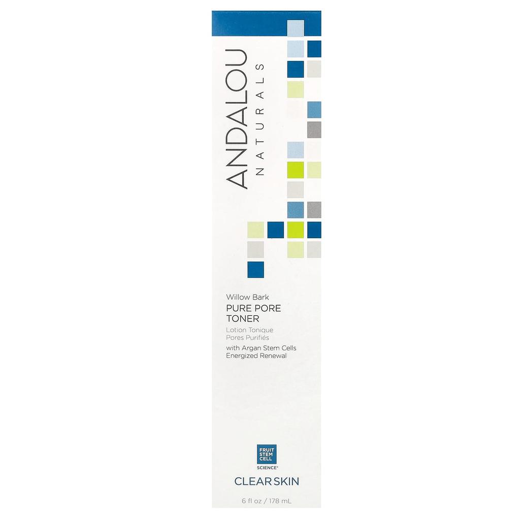 Pure Pore Toner, Willow Bark, 6 Fl Oz (178 Ml)