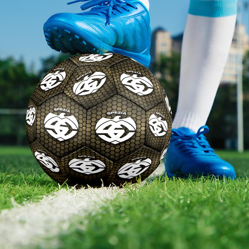 Spe-zia 1906 Emblem Size 5 Soccer Balls, Anti-Slip, Protective Football, Outdoor Sport, a Unique Gift Suitable for him/her, Birthdays