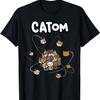 Catom Science Teacher Chemistry Lover Physics School Cat T-Shirt for Men Women Girls Kids