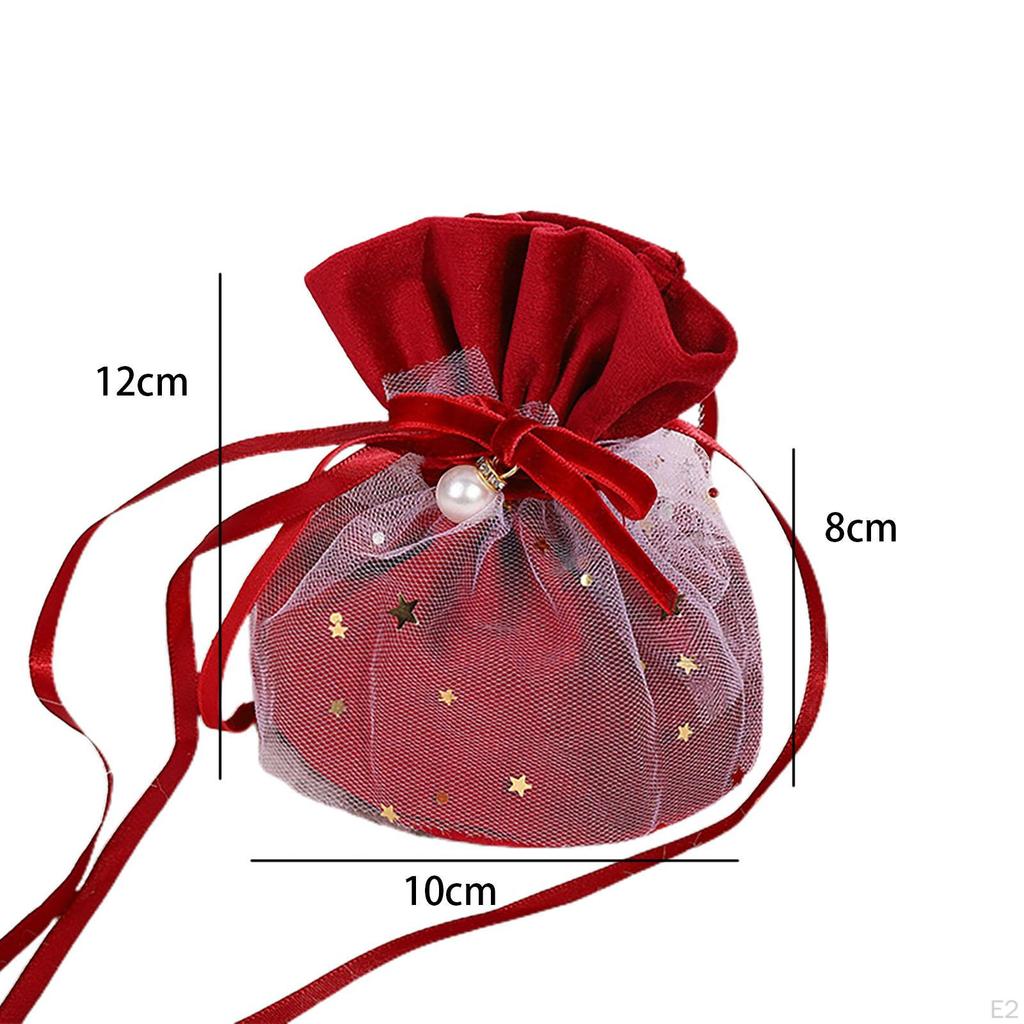 Candy Bag Braut chinesische Hochzeit samt Mode Kordelzug Geschenkbeutel für Party