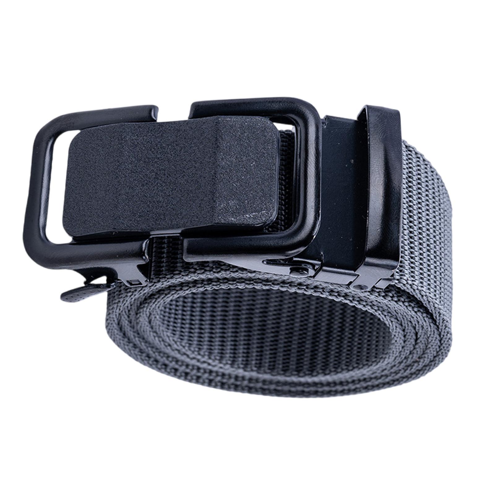 

Мужской тактический ремень 1,5 дюйма, нейлоновая стропа с автоматической пряжкой быстрого расстегивания для активного отдыха и работы серый