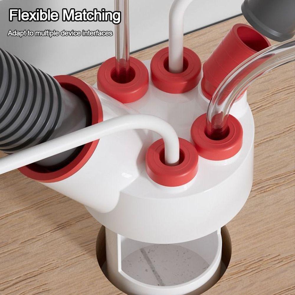 Anti Odor Kitchen Basin Sewer Branch Six--in-One Drainage Water Pipe Joint  Universal