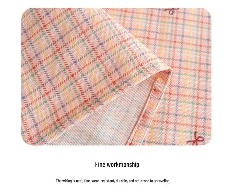 Coarse Cotton Bed Sheet: Student Dormitory Single/Double Linen 3-Piece Set