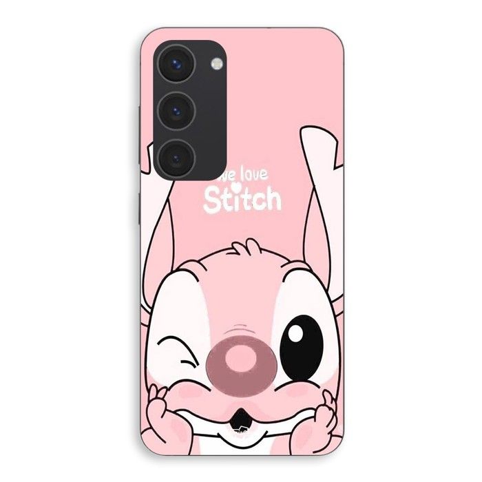 Coque de téléphone - MANIACASE - Samsung Galaxy S23 Plus - Silicone - Souple - Stitch Angel mignon