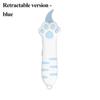Plastic Material Cat Paw Box Cutter Cartoon Design Retractable Cat Knife  Cardboard Cutting
