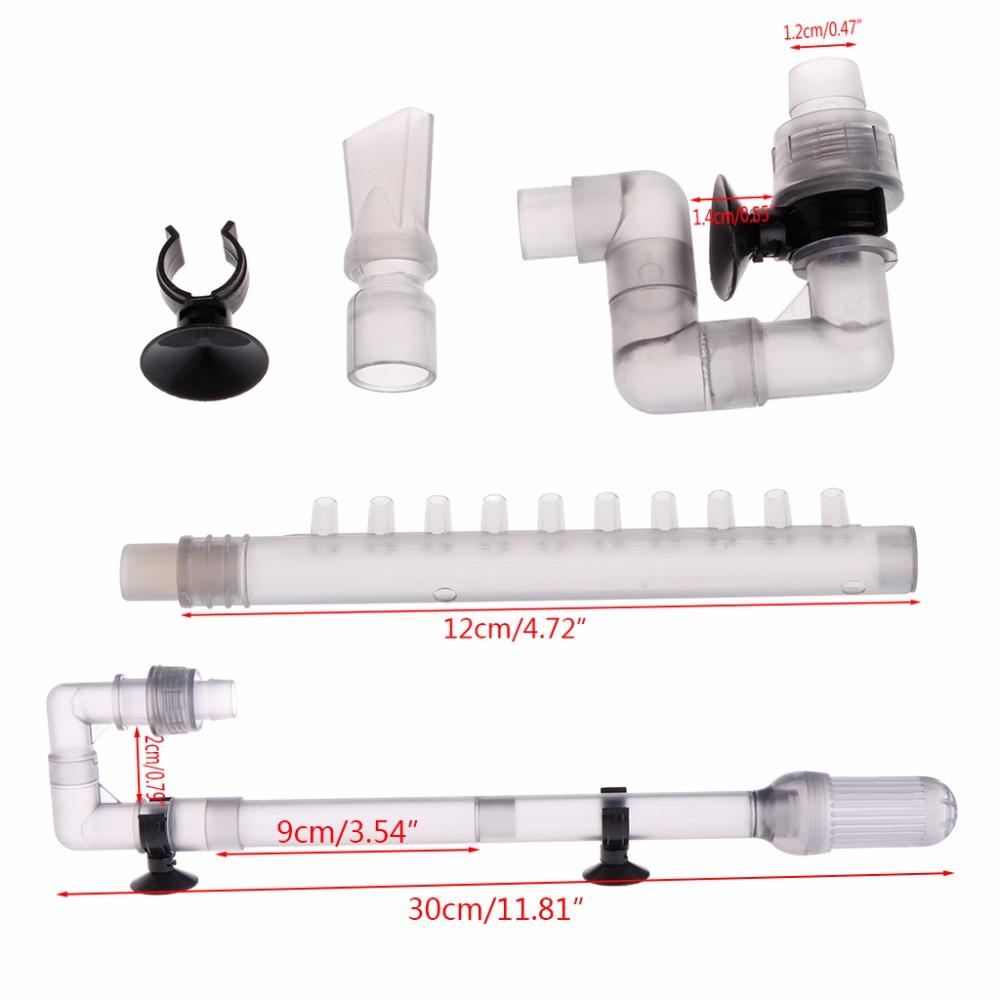 HW-602B/HW-603B Water Inflow Outflow Tube Pipe Fish Tank Aquarium Filter External Parts Inlet Outlet Accessories Set