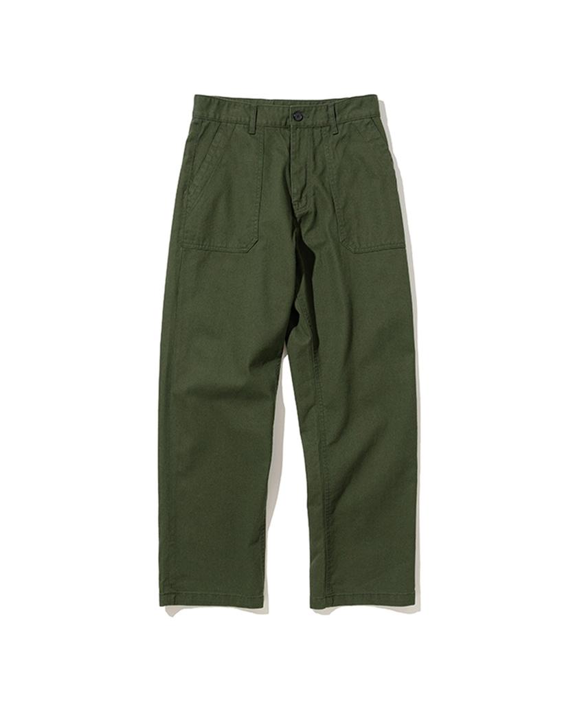 UNIFORM BRIDGE Cotton Fatigue Pants Regular Fit Forest