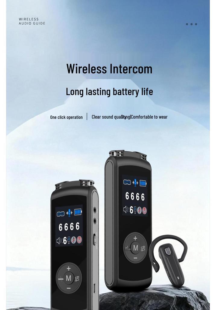 Wireless Handheld Interpreter for Tours and Conferences YT/F9/1