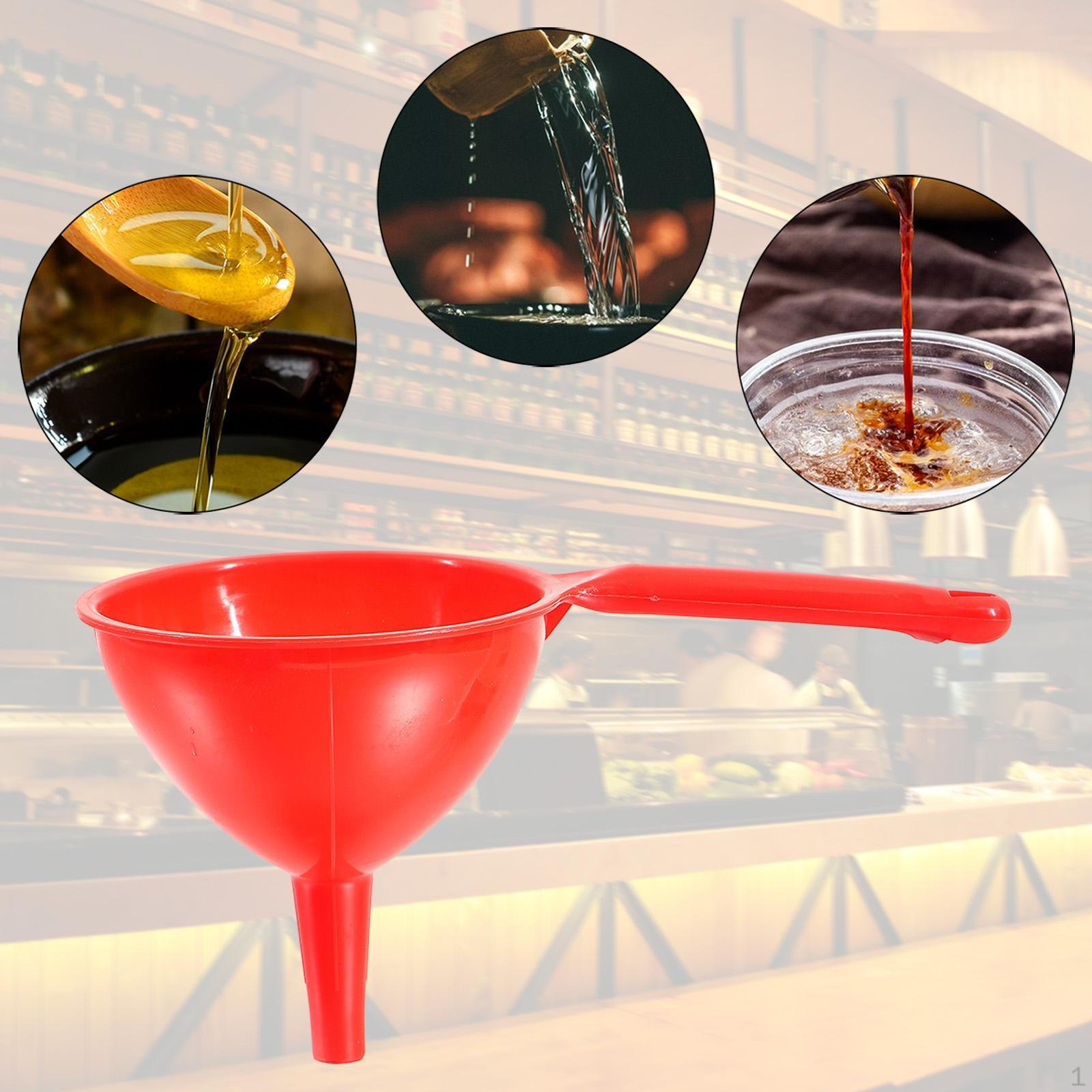 

Kitchen Funnel Gadget Cooking Tool Transfer Wide Mouth for Bar Water Sauce Transporting