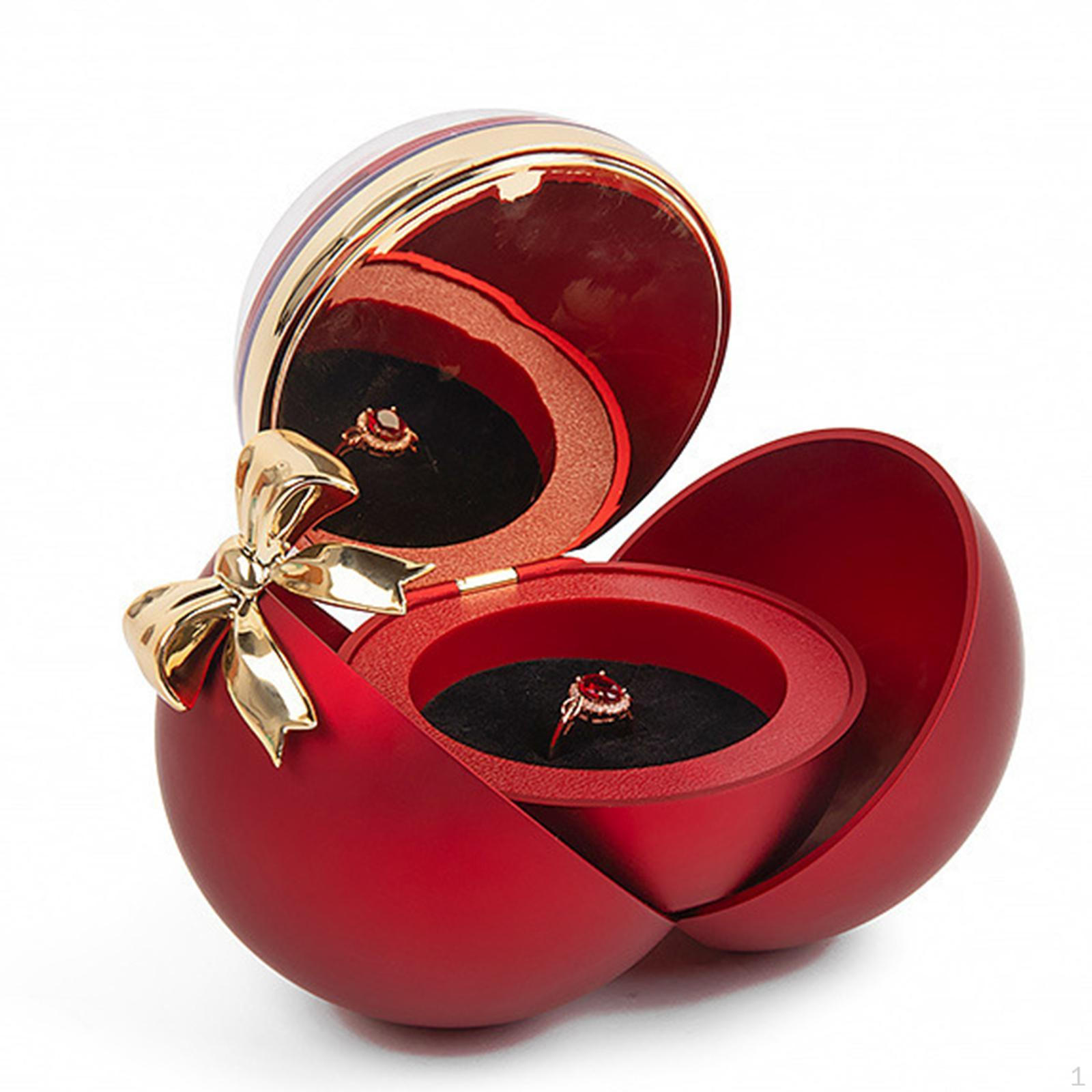 

Цветочная шкатулка для украшений для демонстрации и хранения, для подруги, мамы, жены красный