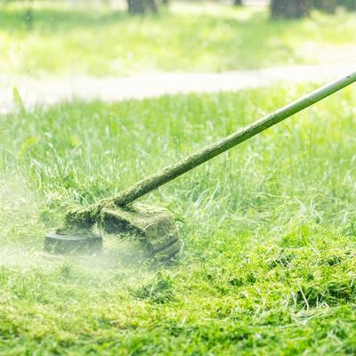 Portable Brush Trimmer Head For Wireless Lawn Mowers Rock Obstacle Resistance Metal Construction Efficient Grass Cutting