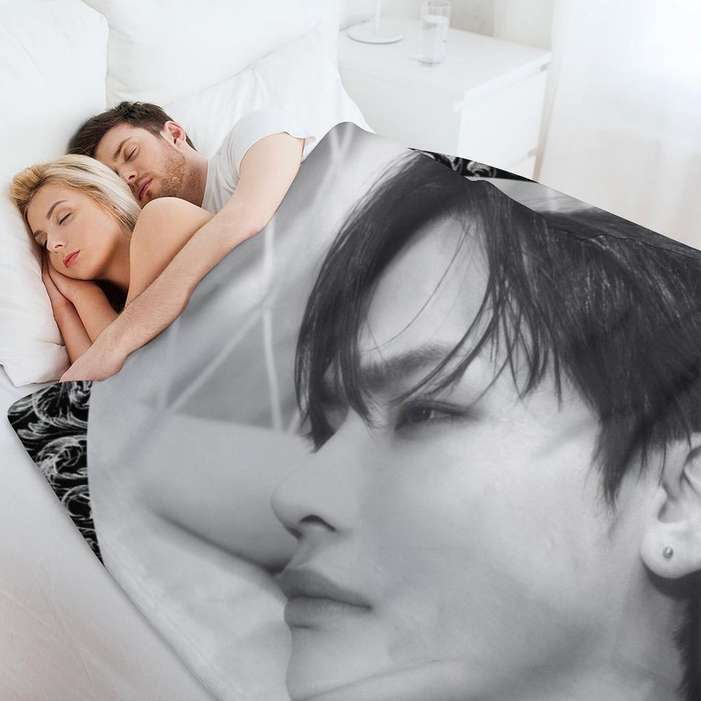 &TEAM Nicholas Throw Blanket Decorative Sofas Soft Plush Plaid Heavy Luxury Designer Blankets