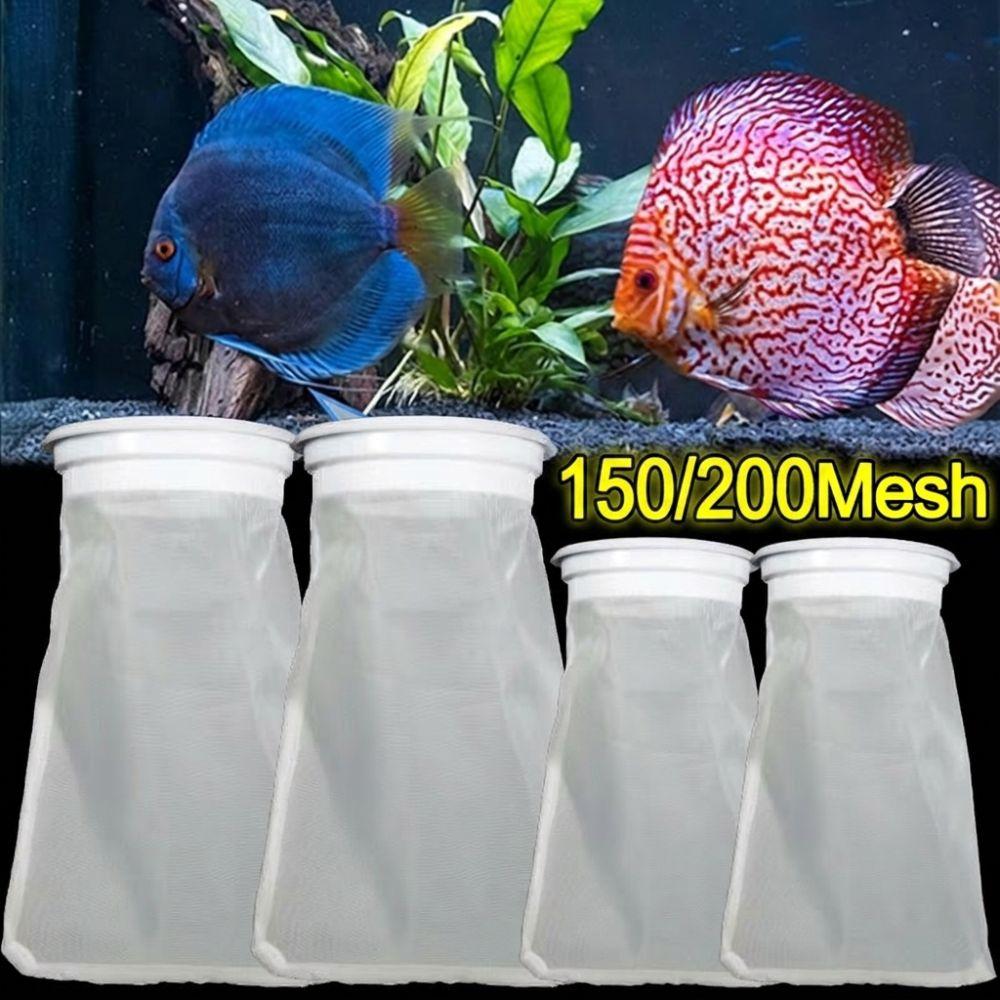 Washable Reusable Fish Tank Water Sump Filters Bag Marine Filter Bag  Fish Tank Filtration System