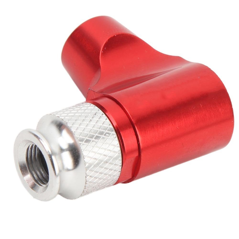 Aluminium Alloy Bike CO2 Inflator Black Bike Tire CO2 Adapter  Road Bikes, Mountain Bikes