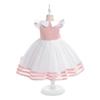 3-10 let Holčičky Dívčí květinové pruhované šaty Elegantní Pro batolata Dívky Svatební společenské šaty Děti Princezna Vánoční šaty Dětské oblečení