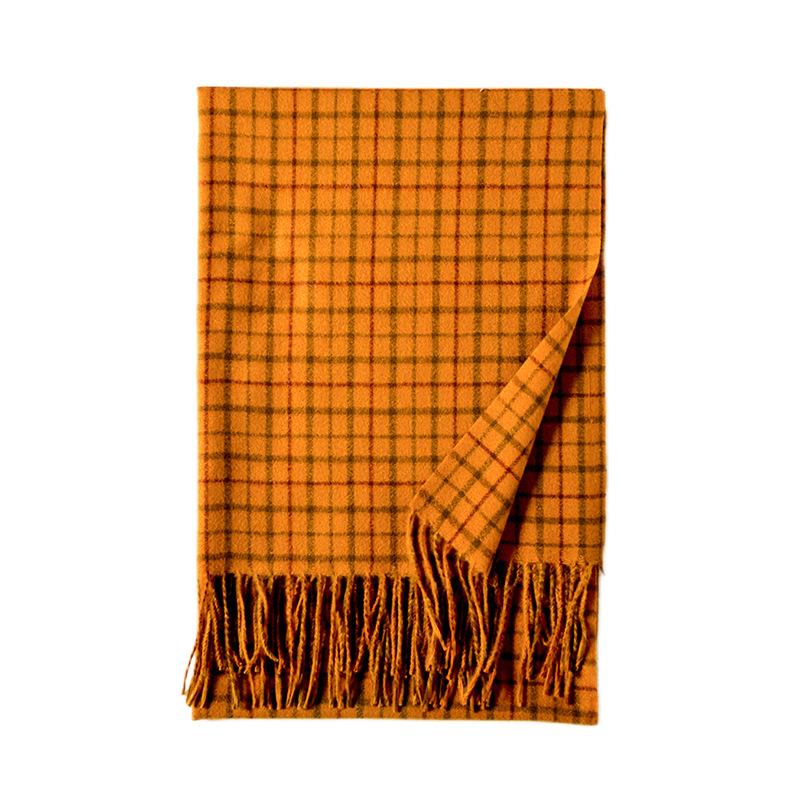 New Warm Scarf In Autumn And Winter Checked Scarf For WomenS Scarf In Winter Versatile Cashmere Scarf