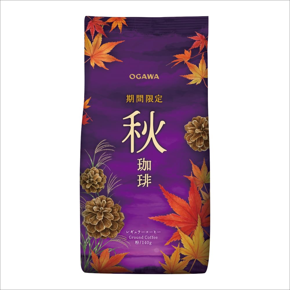 

Ogawa Coffee Limited Edition Autumn Coffee 140g x 3 packs Powder,