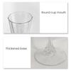 Plastic Champagne Flutes Transparent Wine Glasses Shatterproof Reusable Wine Goblets Elegant Drinkware