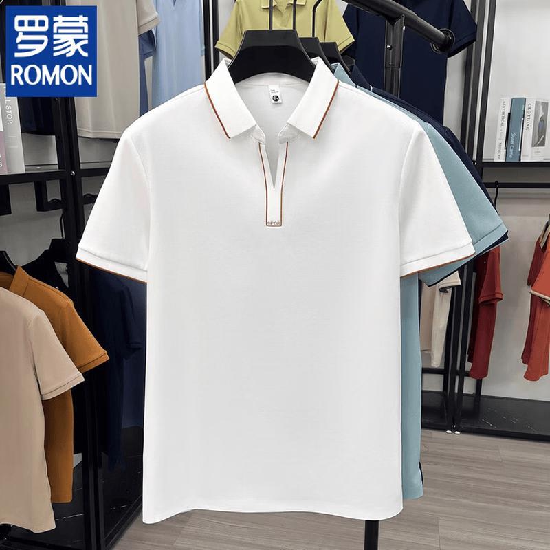 ROMON Men s Summer Cool-Feel Polo Shirt M