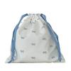 Sweet Bow Print Drawstring Storage Bag