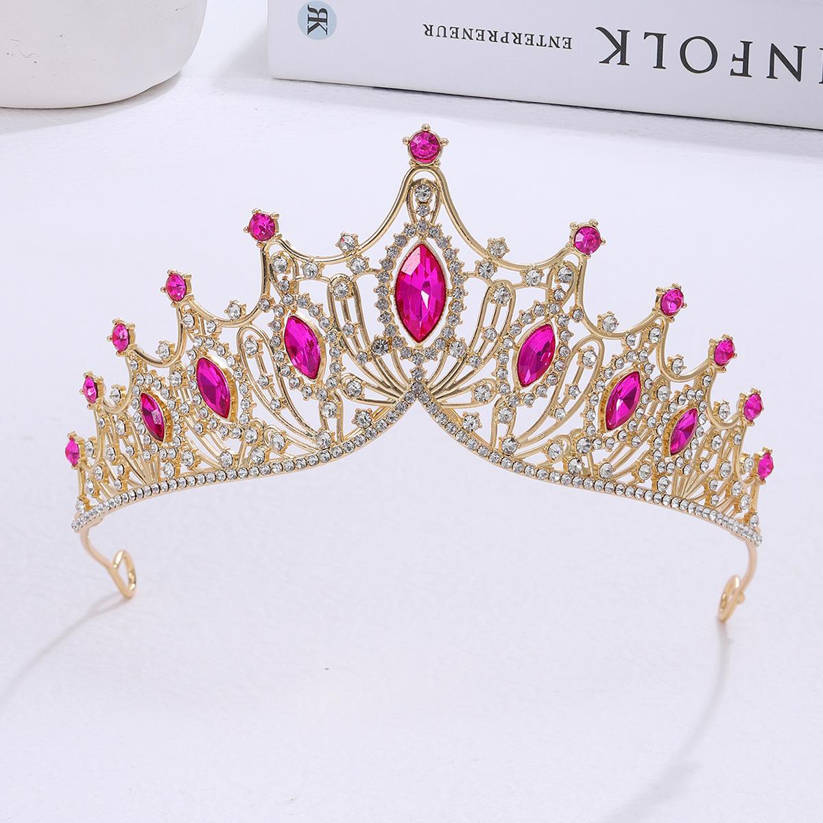 

Свадебная корона, свадебный головной убор, разноцветные свадебные аксессуары на голову