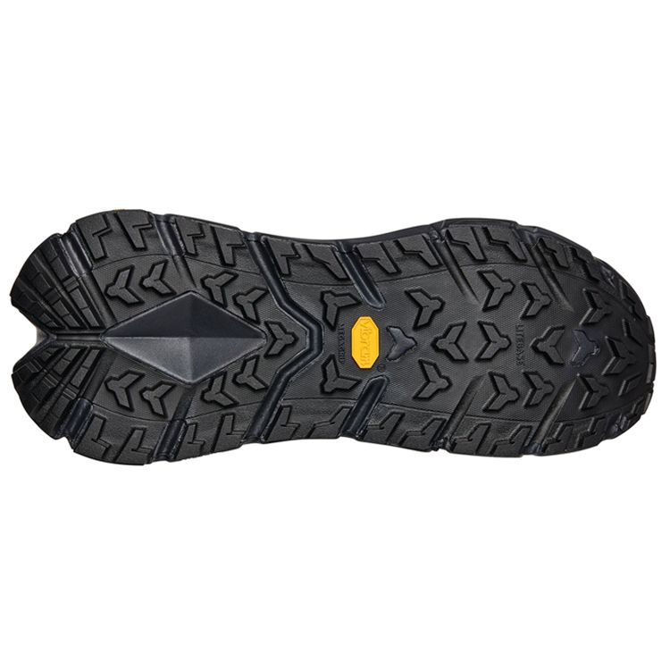 Pantofi HOKA Tennine Hike GTX negri pentru bărbați, gri închis-dull-gri 1113510-BDGGR