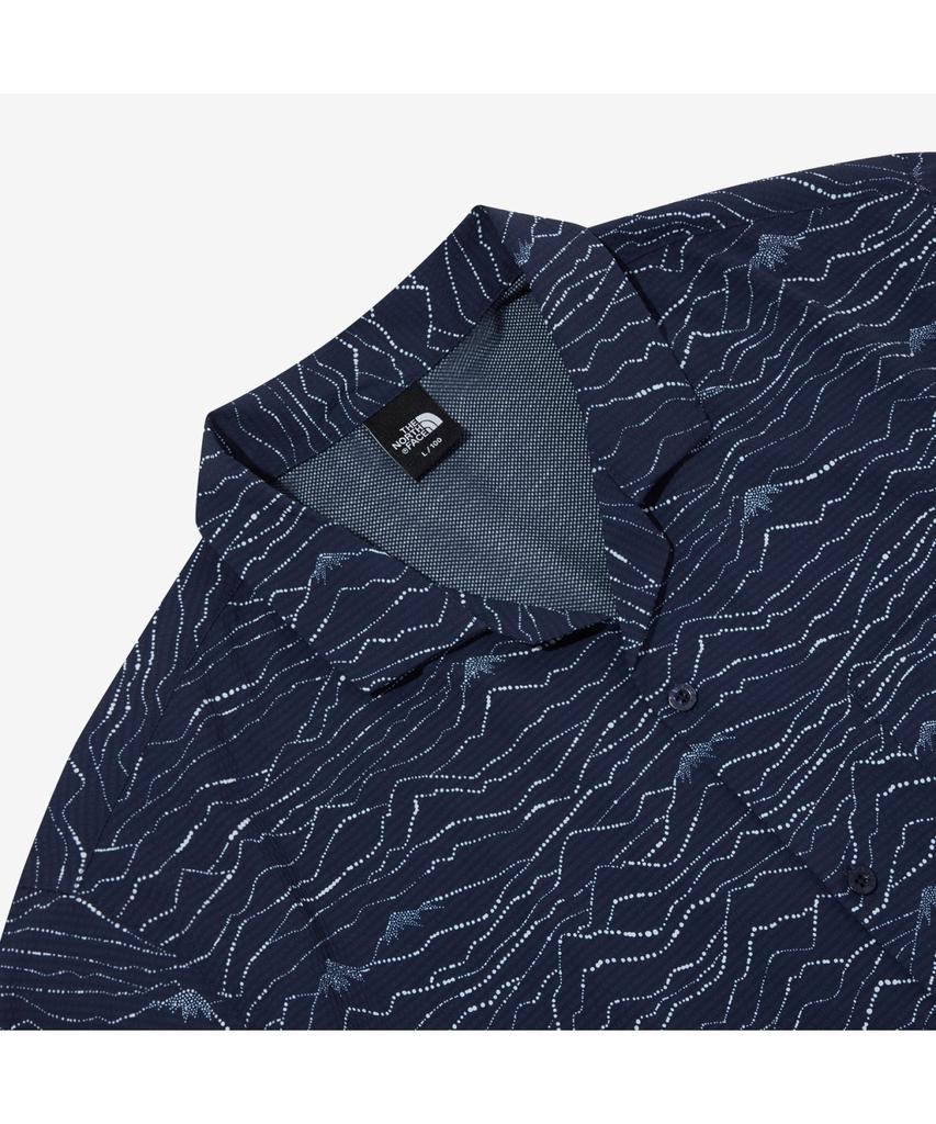 Noseupeiseu Nh8Sq14B Men'S Sunset Cruise Short Sleeve Shirt Midnight_Navy