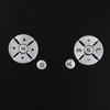 For Mercedes-Benz GLK 2009-12 Silver Aluminum Front Steering Wheel Sticker Trim