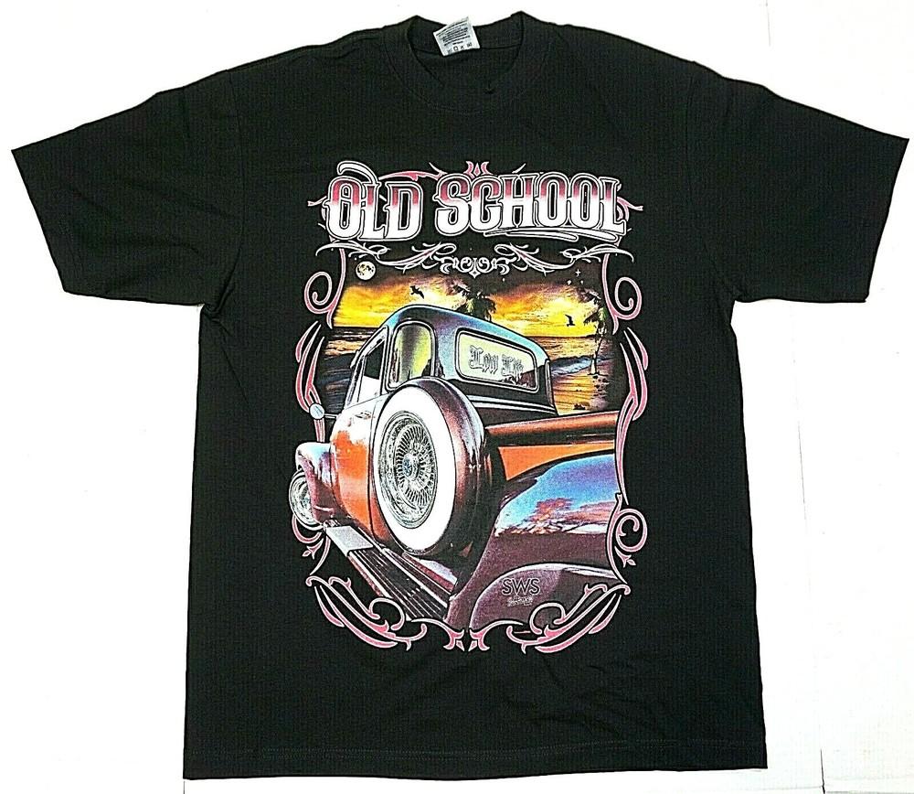 LOWRIDER Low & Slow T-shirt Old School Classic Truck Streetwear Men s Tee New Unisex T-Shirt XXXL