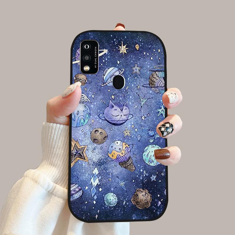 For ZTE Blade A51 Case A52 A53 Color Painted Soft Silicone Phone Cover Cases For ZTE Blade A31 Fashion Protective Fundas Coque