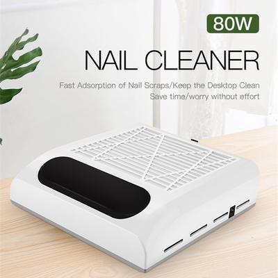80W Nail Suction Dust Collector Large Size Strong Nail Vacuum Cleaner Machine Low Noisy Salon Tool