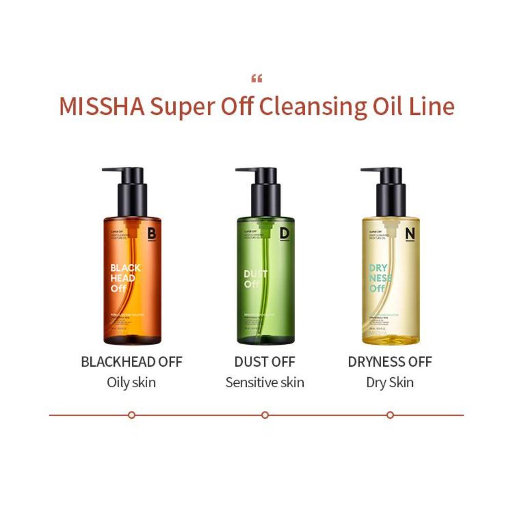 [MISSHA] SUPER OFF CLEANSING OIL BLACKHEAD OFF 305ml/0.31 fl.oz