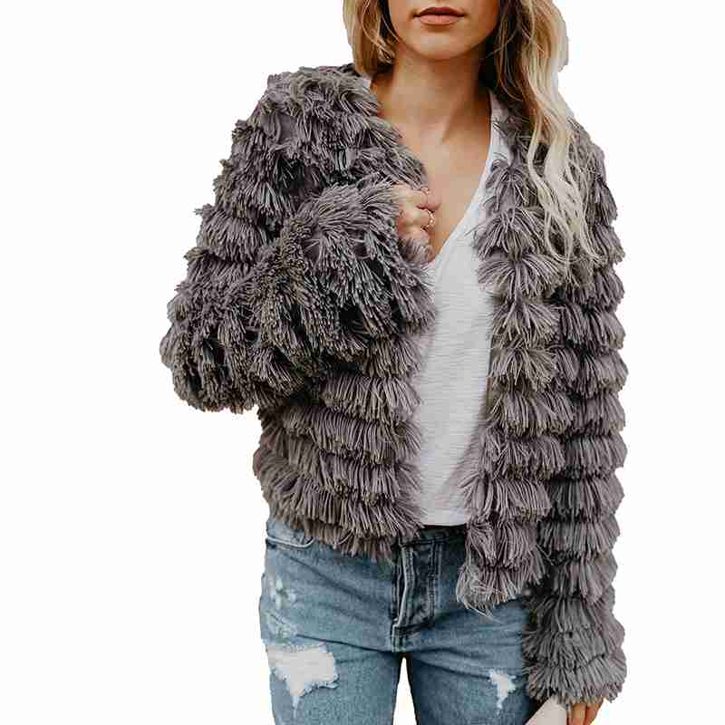 faux fur cardigans