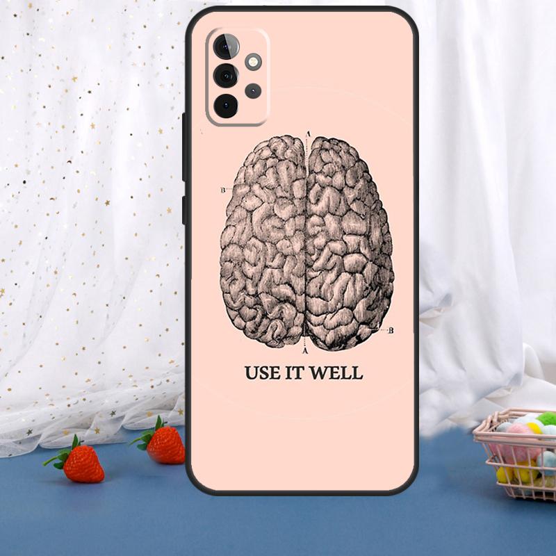 Anatomy Brain For Samsung Galaxy A55 A35 A05 A52 A32 A22 A54 A14 A16 A26 A36 A56 A06 A15 A53 A33 A13 Case