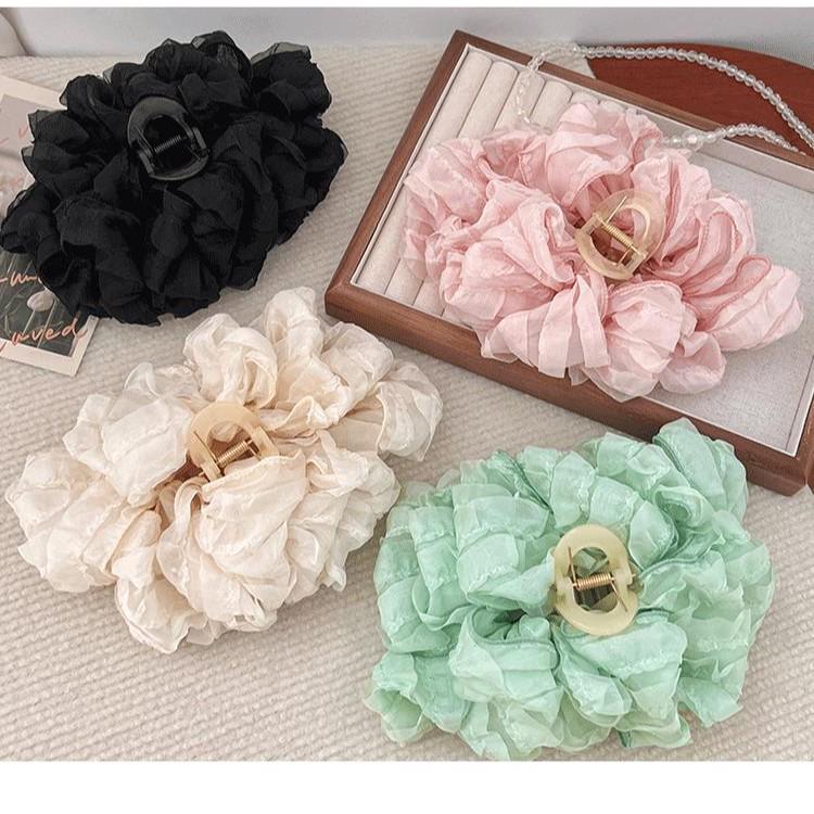 Extra Large Bow Hair Claw Clip - High-End 2025 Shark Style