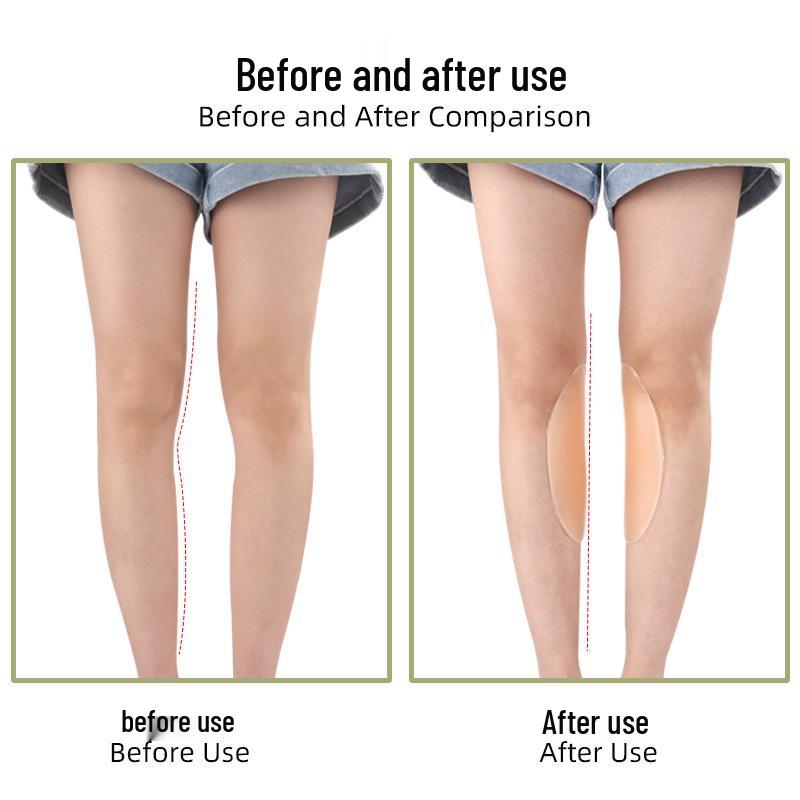 Silicone Straight Leg Corrective Stickers for Bow Legs and Knock Knees - Seamless Design for Comfortable Boot Wear.