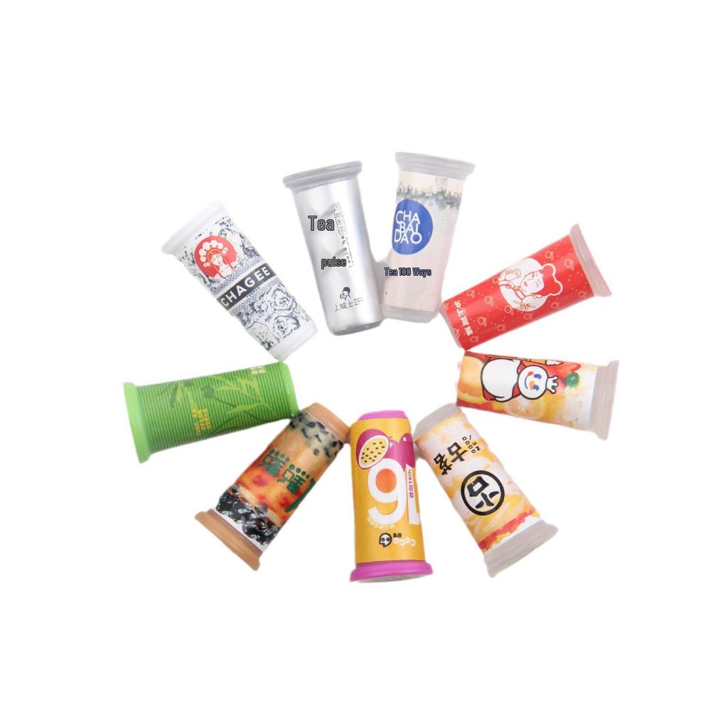 Mini Food Toys - DIY Milk Tea Cup Ornaments for Kids’ Playhouse and Gifts