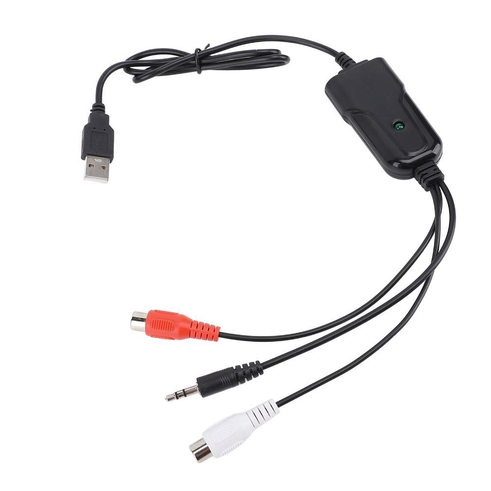 USB 2.0 USB Sound Capture RCA L/R Input Cassette Tape Converter Cassette Tape Digitizing