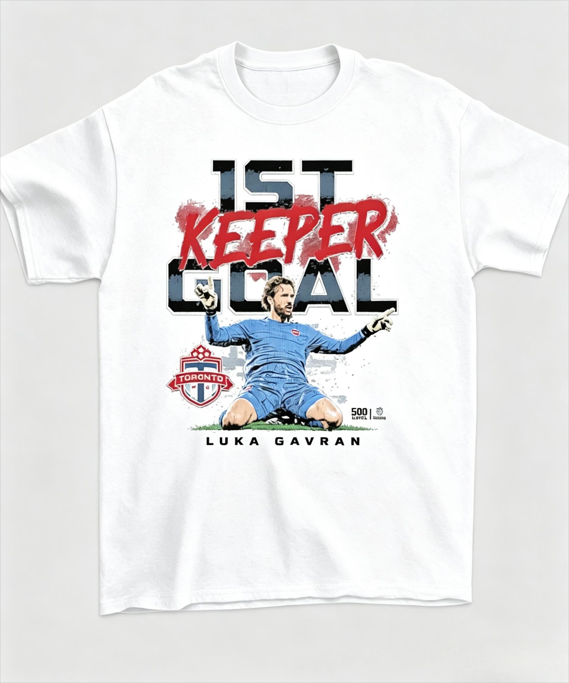 

Luka Gavran 1st Keeper Goal Soccer Tshirt Fan Graphic Tee Unisex WOMEN Casual Cotton Tops 3XL