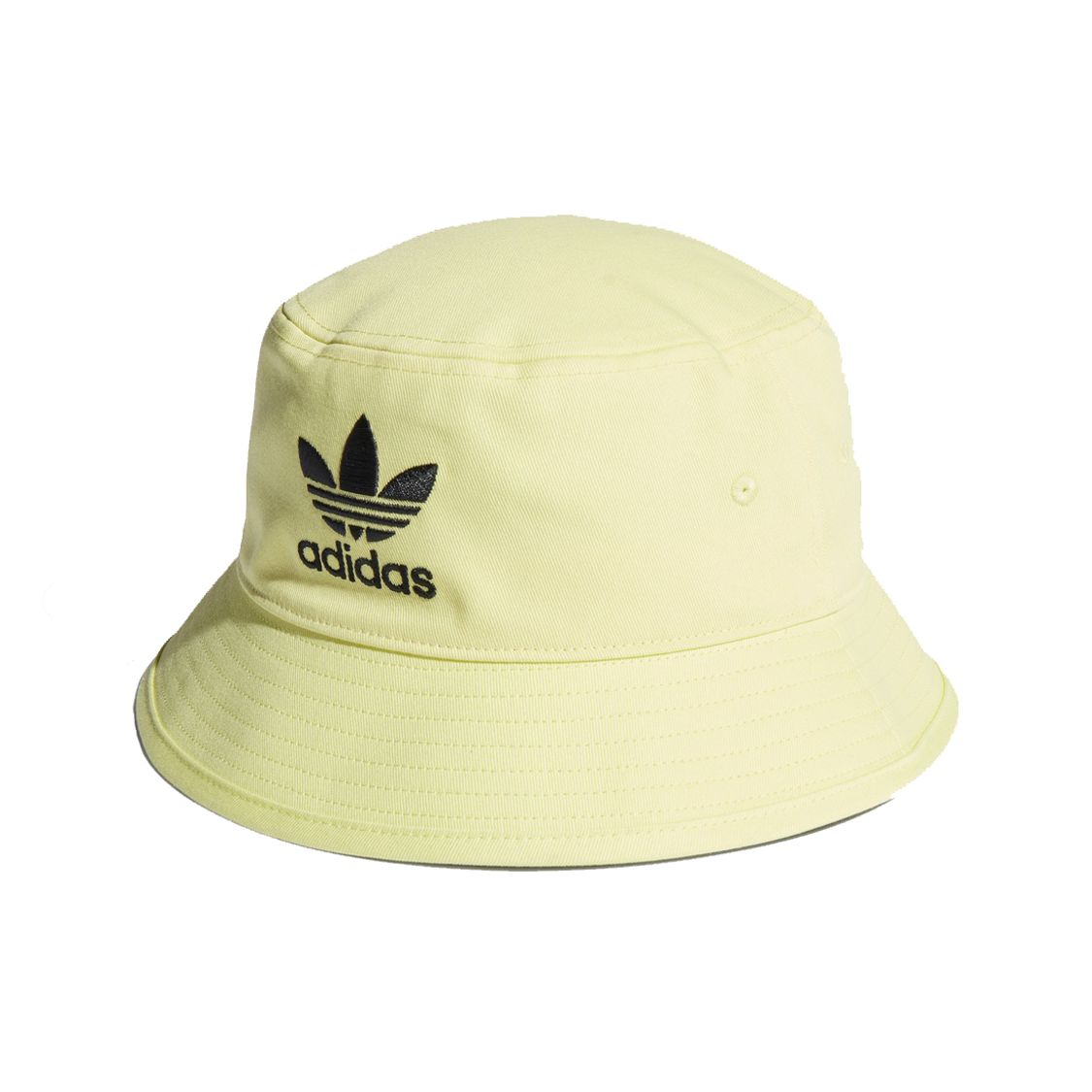 Adidas Embroidered Logo Cotton Fisherman Hat Unisex Hats Lemon-Yellow H35495 OSFM