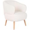 Armchair - DKD Home Decor - Standard - Wood - White - 1 Seat
