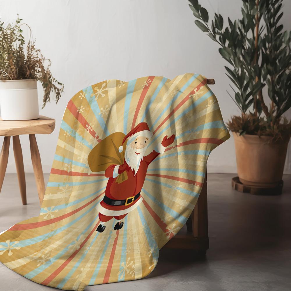 Cozy Throw Blanket Soft Warm Fuzzy Sherpa Fleece Blanket Home Decor Gift Living Room Bedding 75x90cm